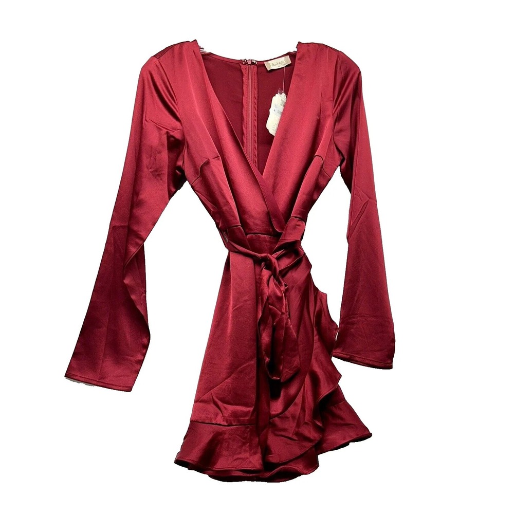 Altar'd State Women's Medium Red Polyester Blend Romper Shorts Top (F2)